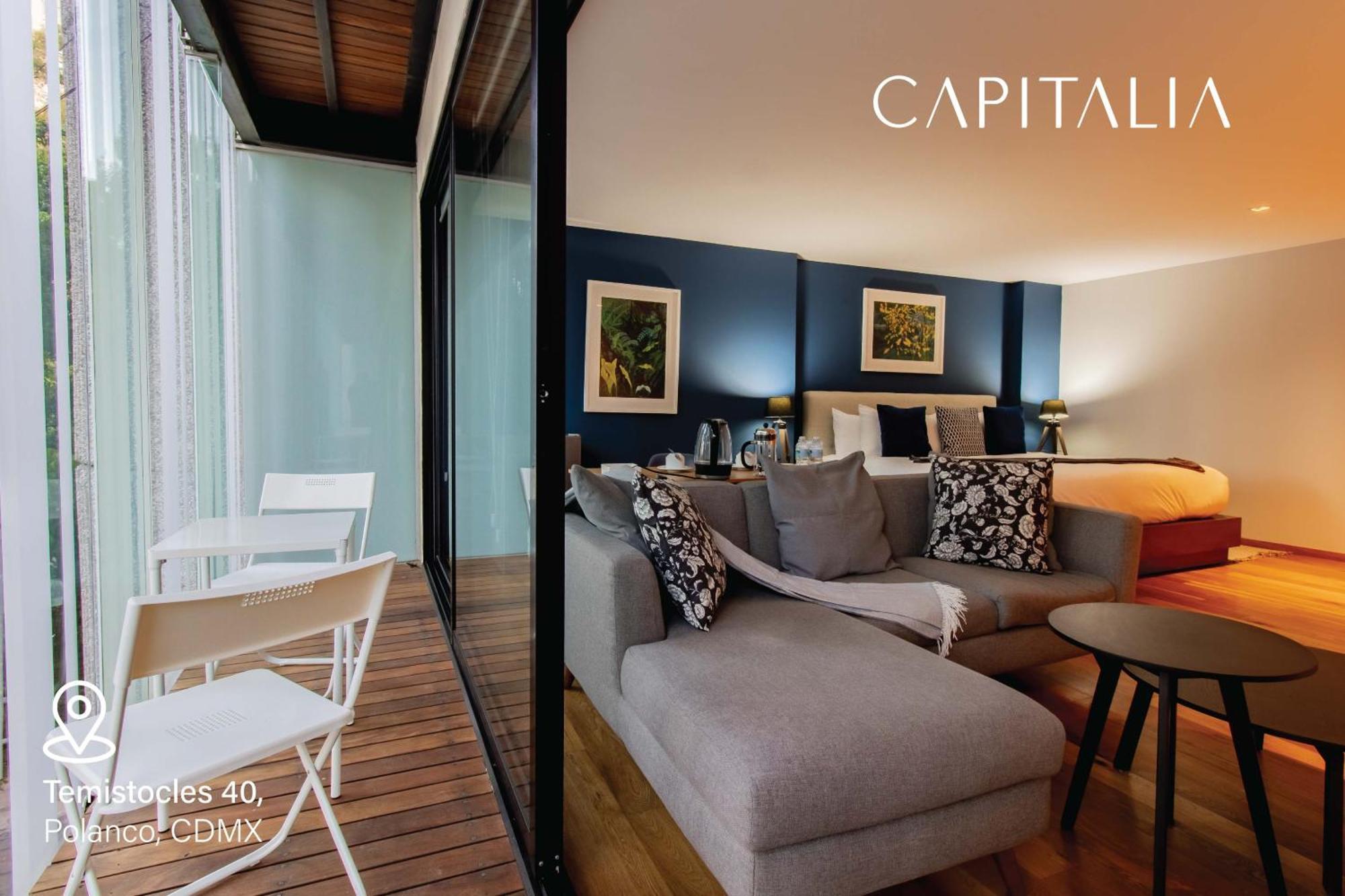 Capitalia - Luxury Apartments - Temistocles 40 メキシコシティ エクステリア 写真